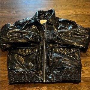 BEAUTIFUL Vegan Leather Jacket American Eagle NWT Size Small